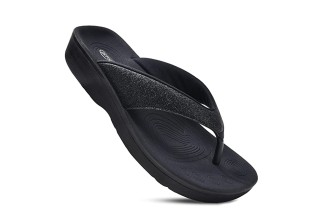 AEROTHOTIC Original Orthotic Comfort Thong Style Flip Flops Sandals for Women with Arch Support for Comfortable Walk