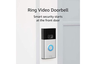 Ring Video Doorbell - 1080p HD video, improved motion detection, easy installation – Satin Nickel