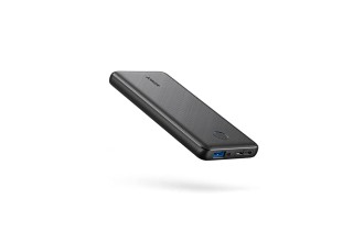 Anker Portable Charger, 313 Power Bank (PowerCore Slim 10K) 10000mAh Battery Pack with PowerIQ Charging Technology and USB-C (Recharge Only) for iPhone, Samsung Galaxy and More